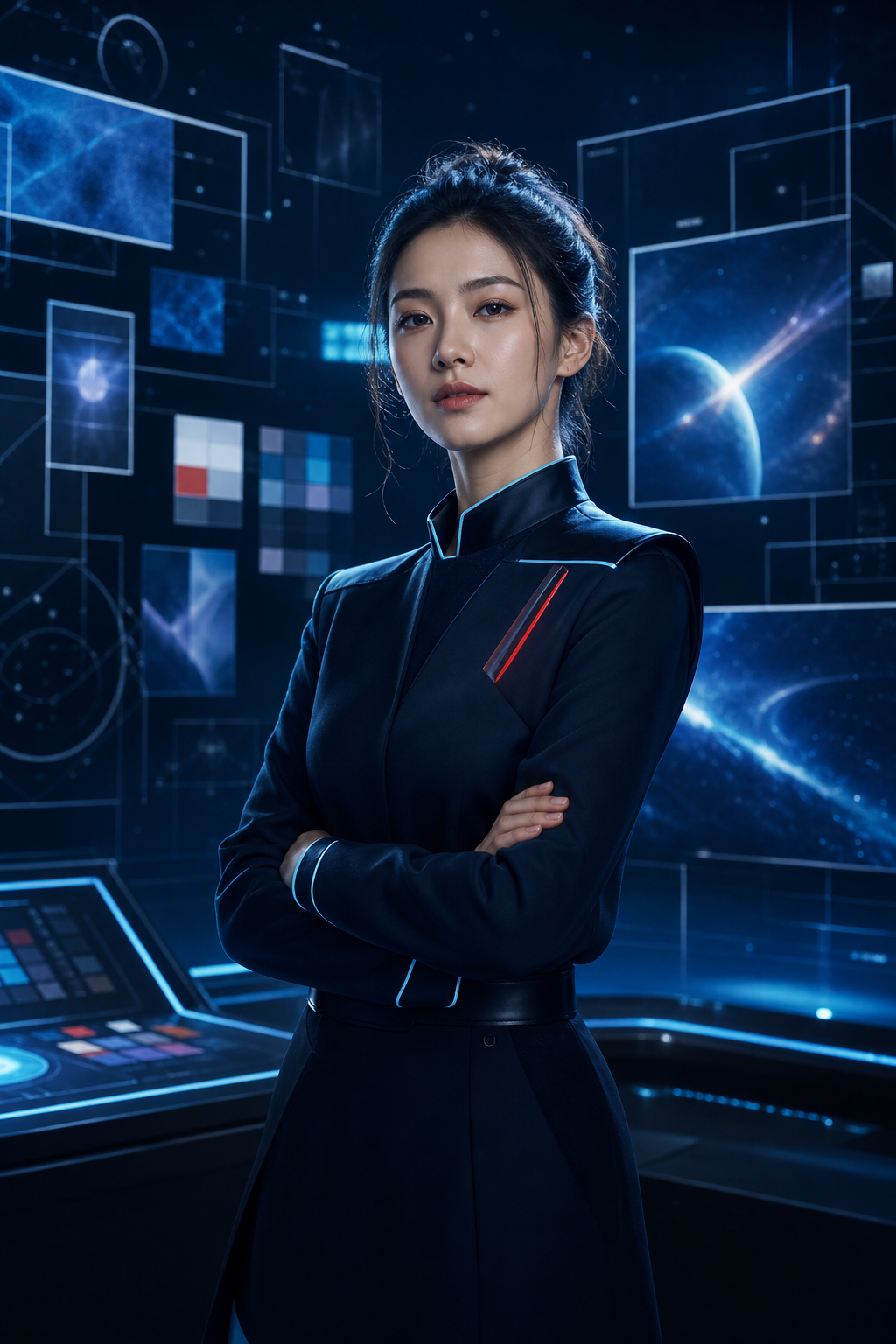 AI 平面设计师人物形象